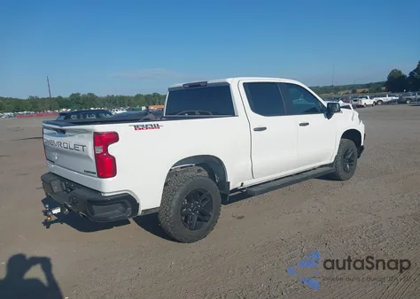 2021 Chevrolet Silverado 1500 4Wd Short Bed Custom Trail Boss z USA, uszkodzony, nr VIN 1GCPYCEF1MZ315493